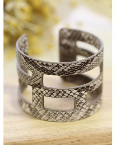 Brac manchette - Python - Beige 