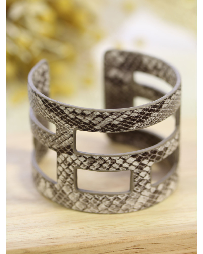 Brac manchette - Python - Beige 