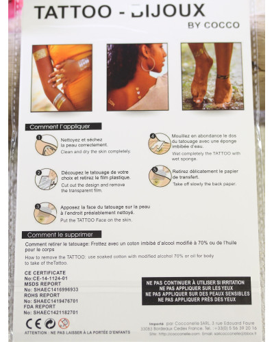 Tattoo bijoux 