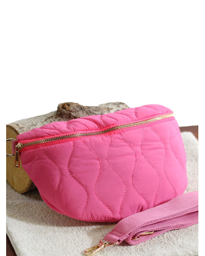 Banane matelassee  band. Regl. Couleur:RE. Fushia