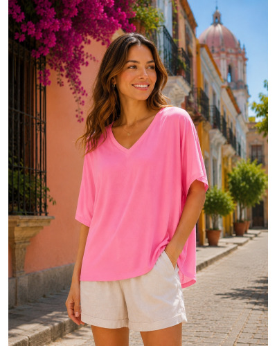 Hauts & Tops Femme Fluides | Couleurs Vibrantes & Style Bohme Chic