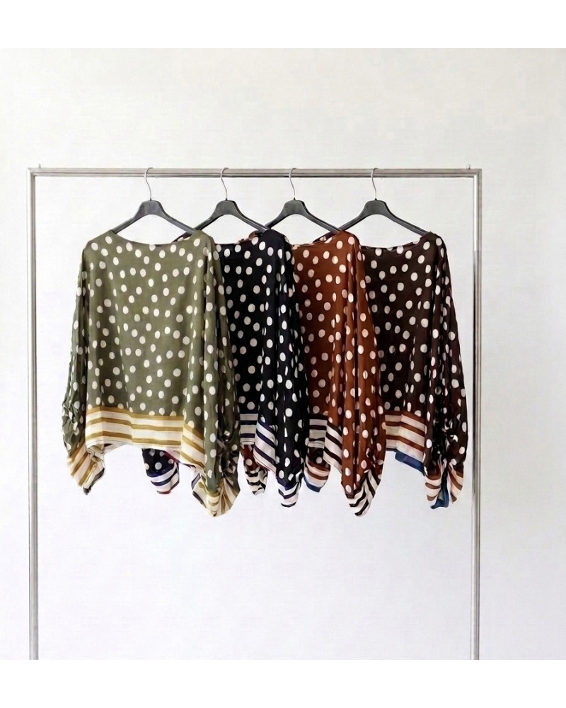 TU- Top Ample Bohème - 87% Tencel / 13% Nylon 