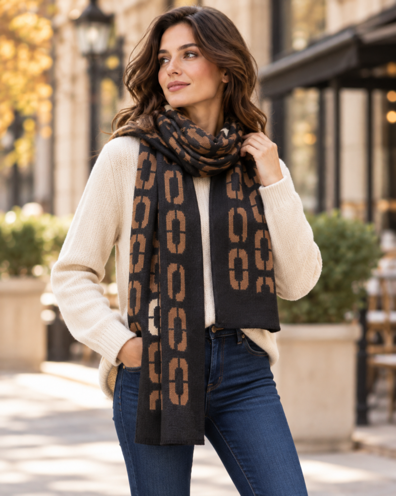 80% visc. / 20% laine - motifs 