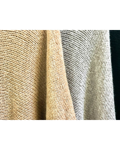 TU(38-42)- 30% mohair - Pull poncho asymetrique 