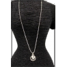 Collier - Peace & Love - Pampille - Argent