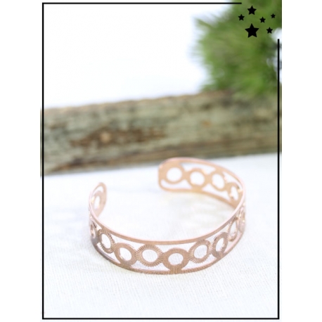 Bracelet jonc - Cercles - Cuivré