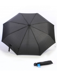 Parapluie pliable automatique - Uni - Noir