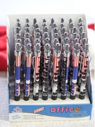 Lot de 48 stylos bleu - USA et Londres